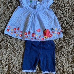 sesame street outfit 24M